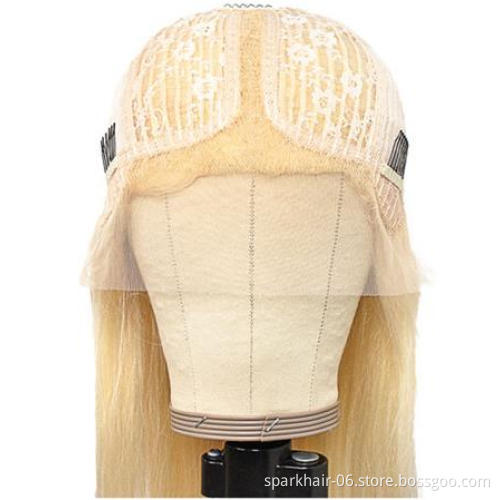 SPARK Brazilian Human Hair Lace Front Wig,Straight Virgin Hair Lace Wig For Black Women, Pre Pluck Lace Wig With Baby Hair